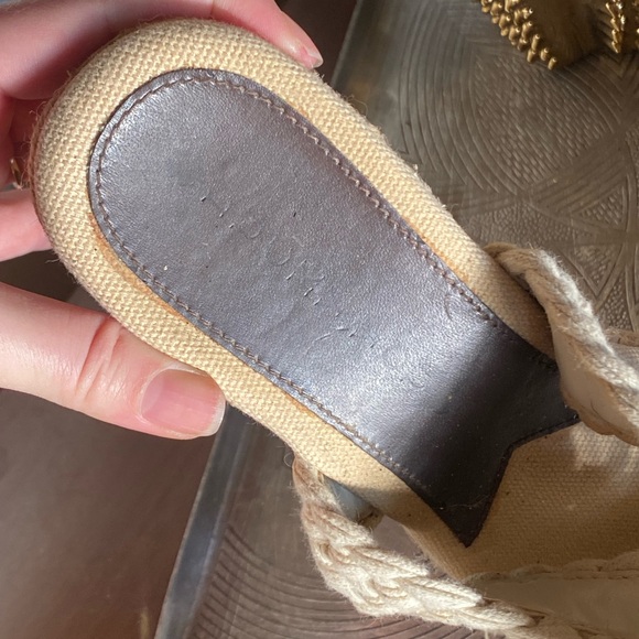 Woven Lucky Brand Espadrille Wedges - Picture 4 of 11